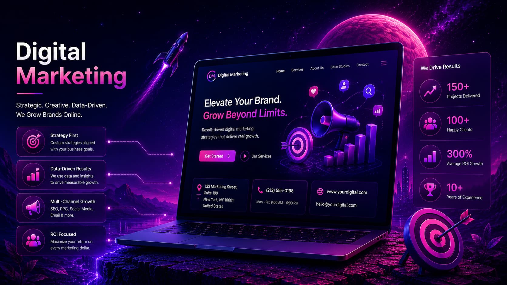 Digital marketing strategy and analytics at Nexolution