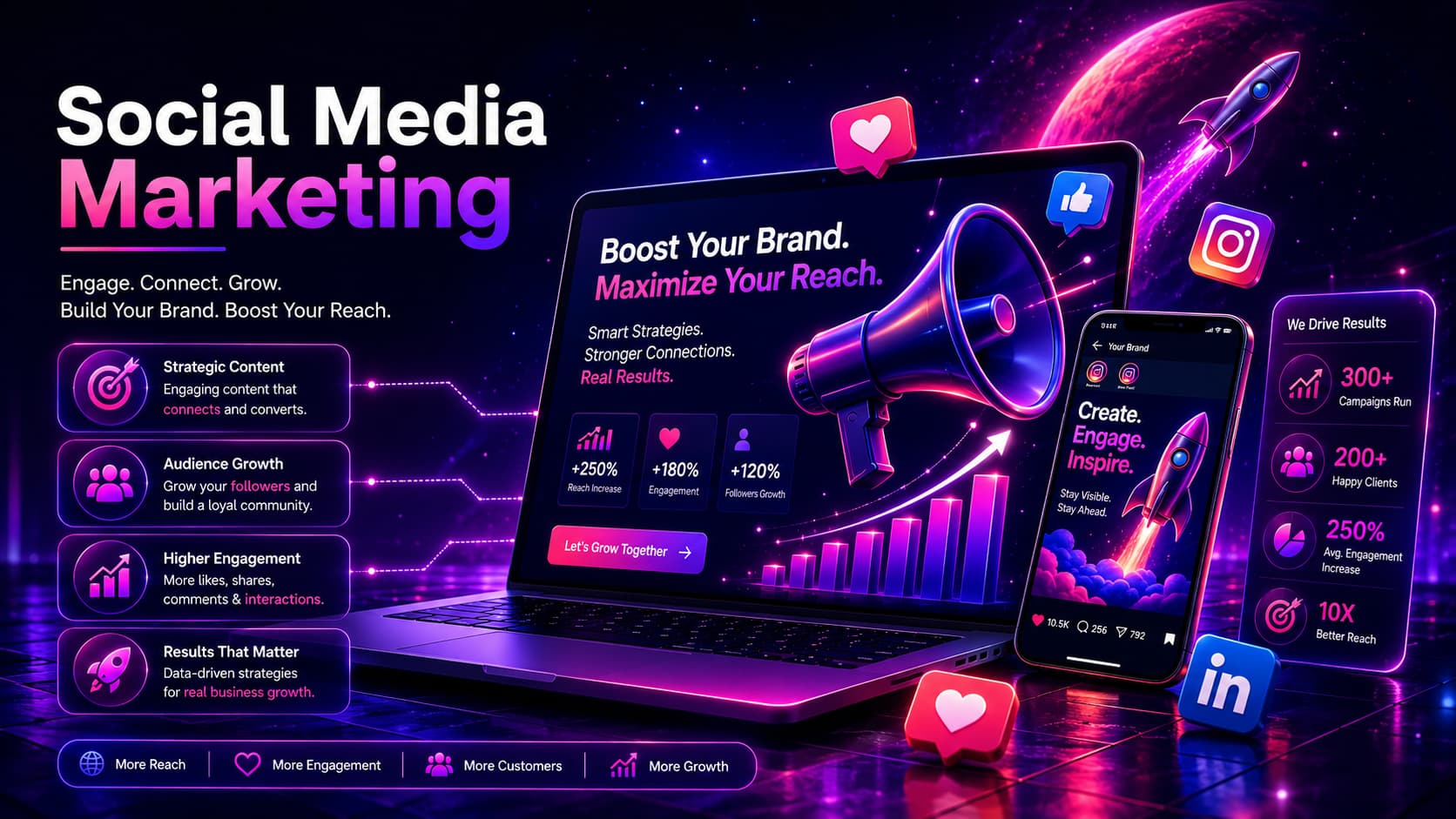 Social media marketing and content creation at Nexolution